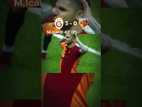 Galatasaray 6 - 0 Kayserispor / Maç özeti   #galatasaray #cimbom #icardi