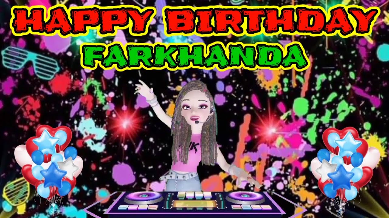 happy birthday farkhanda 🎂 | ahns birthday studio |