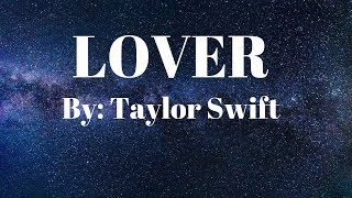 Lover- Taylor Swift | Lyric Video