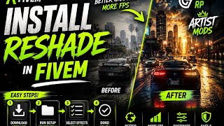 How to install reshade in Five m Grand rp 