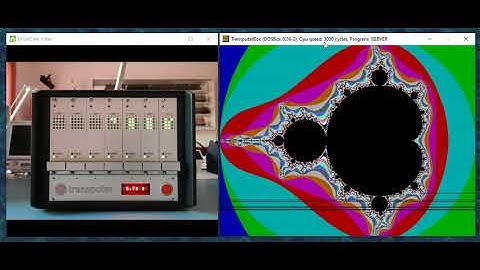 The TransputerBox doing transputer things