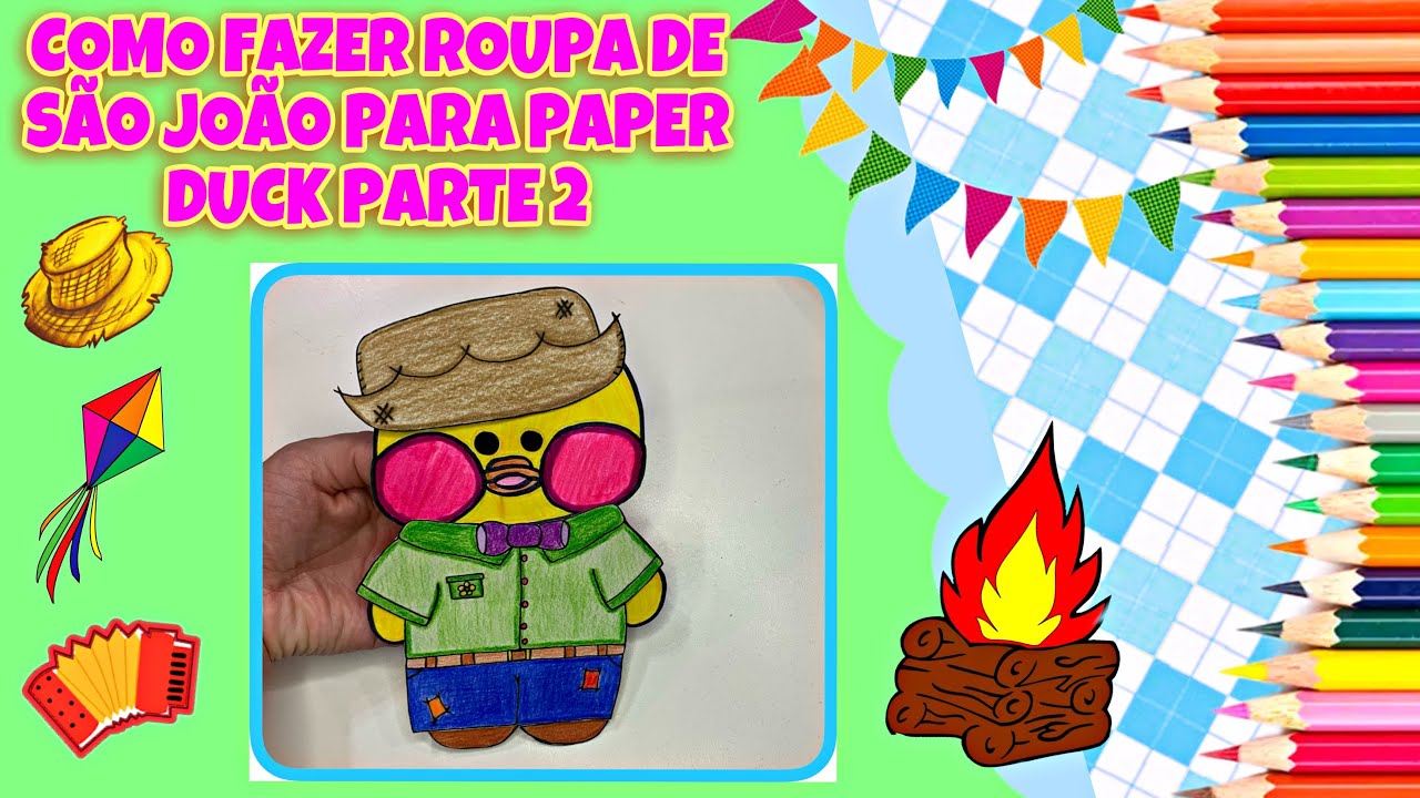 Paper Duck Pelucia Roupa