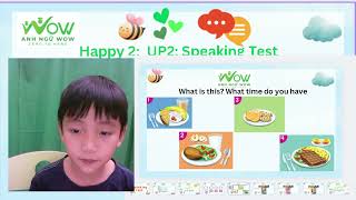 UP2_ 55 Speaking test Unit 7-8 + Finish Progress report card for checking Calvin- Happy 2