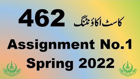 AIOU Code 462 Solved Assignment No.1 Spring 2022