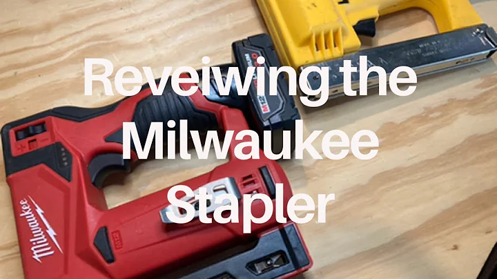 Milwaukee Cordless Stapler | Tool Review