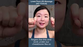 Jawline & Cheekbone Sculpting 💆🏻♀️ Lower Face Lift Massage | No Tools 🙌🏻