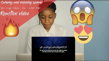 Calming and relaxing Quran. Soothe your soul ايات تريح القلب - هدوء - تلاوة هادئة | REACTION