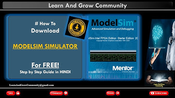 [In Hindi] | How to Download ModelSim Simulator for FREE! | Step by Step Guide - [4 Min]