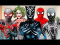 Team spiderman vs bad guy team  the battle of black panther  live action 