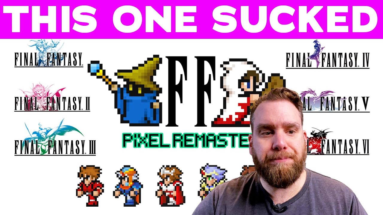 RANKING FINAL FANTASY GAMES I-VI in 2024 | PIxel Remaster
