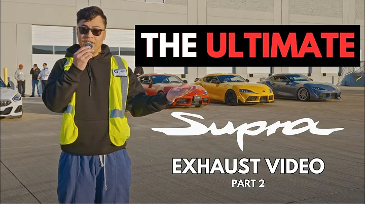 The **ULTIMATE** MK5 Toyota Supra Exhaust Comparison Video - PART 2