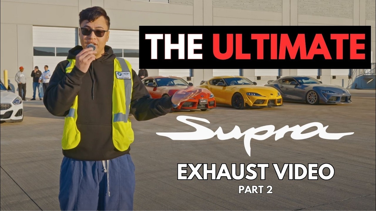 The **ULTIMATE** MK5 Toyota Supra Exhaust Comparison Video - PART 2