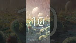 10 Second Alien World Countdown Timer | AI Generated Background