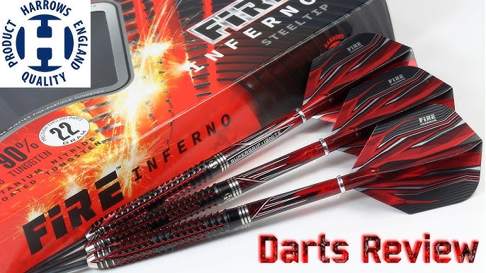 Plumas Dardos Harrows Darts Ice Recut Negro 3404 - MAS QUE DARDOS