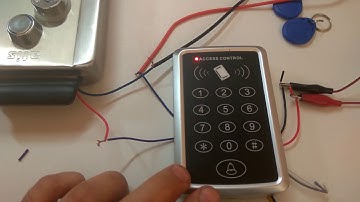 Настройка Панели контроля доступа для работы с электромеханическим замком