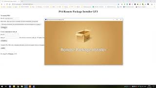 Демонстрация работы PS4 Remote Package Installer WEB GUI