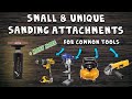 Specialty Sanders: Small sanders and attachments for hard to sand woodworking projects