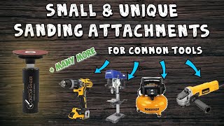 Specialty Sanders: Small sanders and attachments for hard to sand woodworking projects