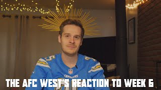 The AFC West's Reaction to Week 6