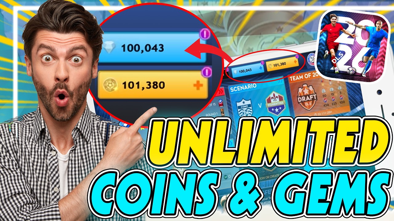 DLS 26 Hack ⚽ How to get unlimited Coins & Gems in Dream League Soccer 2026 (iOS/Android)