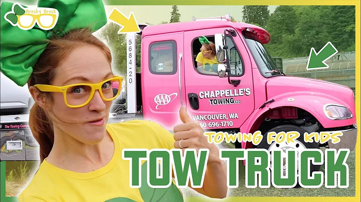 Tow Truck with Brecky Breck | Vehicles and Machines for Kids