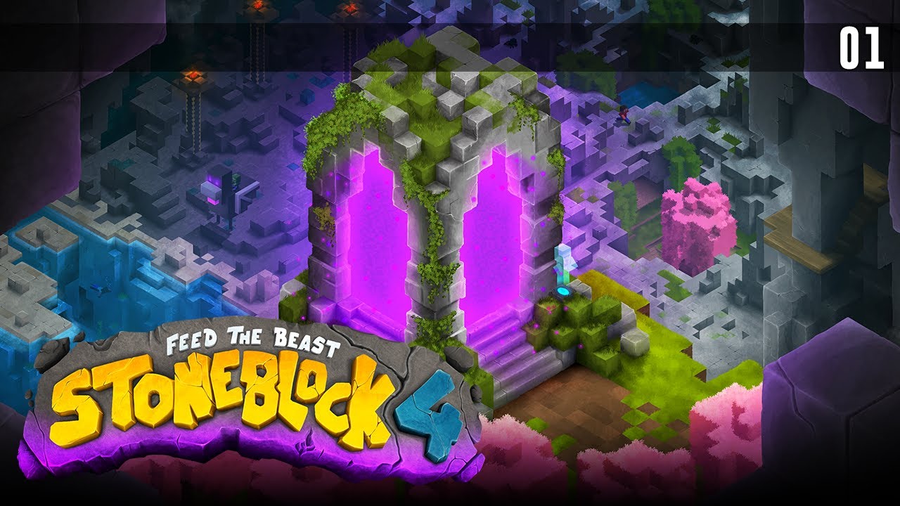 STONEBLOCK 4 #01 - L'histoire du modpack est folle ! [FR] - YouTube
