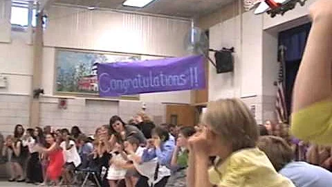 Millersville "Flash Mob" at 5th grade promotion ce...