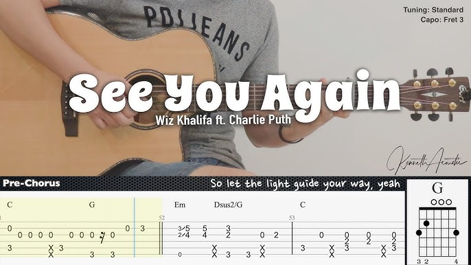 Wiz Khalifa - See You Again Chords Charlie Puth, Fast and Furious