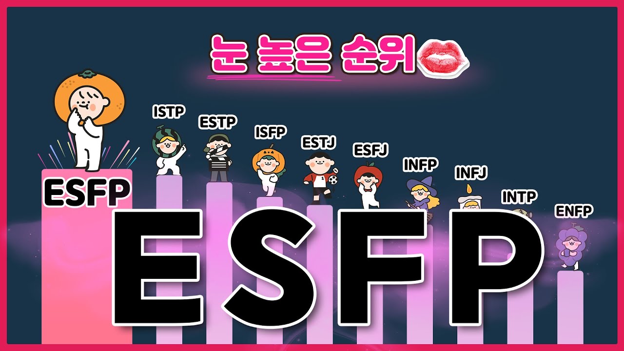 ESFP 꼬시는 법 알려주세요 feat. 이상형 (ESFP-T 필수시청, 엣프피가 인싸인 이유, 진지한 대화가 안되는 이유, 특징)