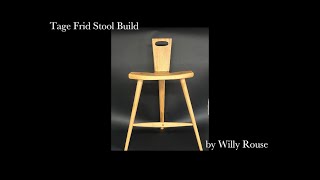 Tage Frid Maple Stool Build