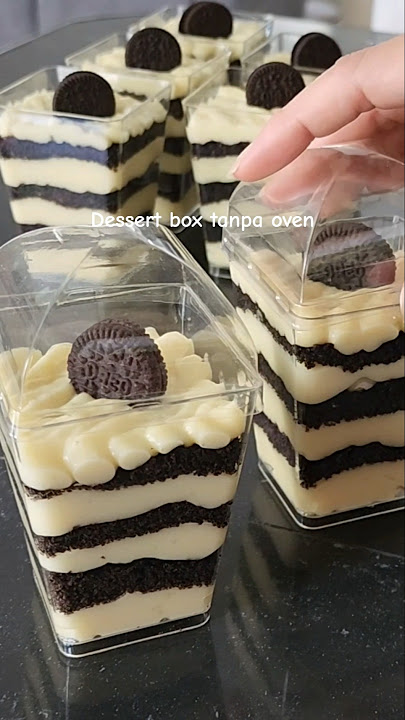 Dessert box tanpa oven. resep klik ▶️☝️