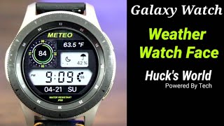 Samsung Galaxy Watch/Gear S3 Weather Fitness Watch Faces screenshot 4