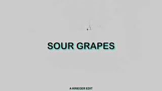 $uicideboy$ & Travis Barker - Sour Grapes Lyric video (Slowed)