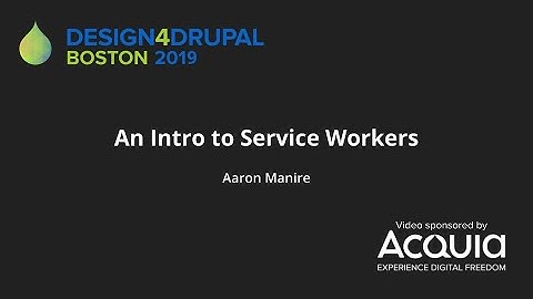 An Intro to Service Workers