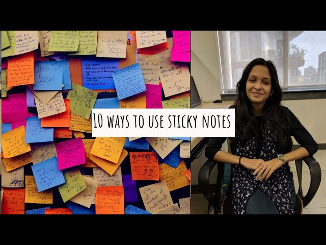 10 Ways To Use Sticky Notes To Be Productive, Organized and for Studies 