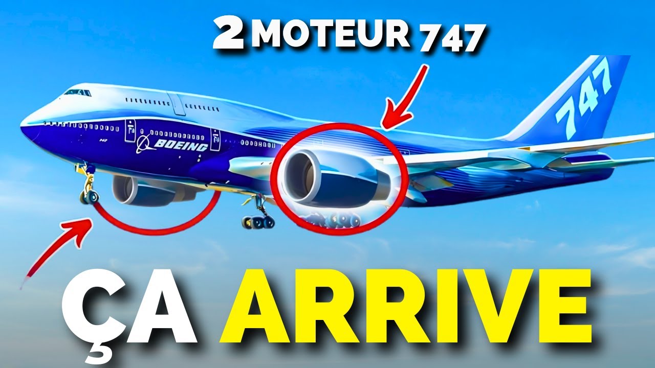 Le nouveau Boeing 747 à deux moteurs a choqué tout le monde ! Voici ...