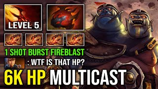 WTF Multicast Dagon 6K HP Raid Boss Unlimited Skill Spam Max Strength Ogre Magi Offlane Dota 2