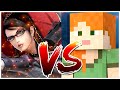 Bayonetta vs Alex Minecraft - Super Smash Bros Ultimate