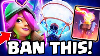 THIS DECK IS DESTROYING MID LADDER PLAYERS SO EASY 🤔😈
