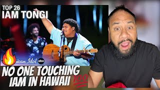 Iam Tongi's Hawaiian Homecoming: "Don't Let Go" Top 26 | REACTION