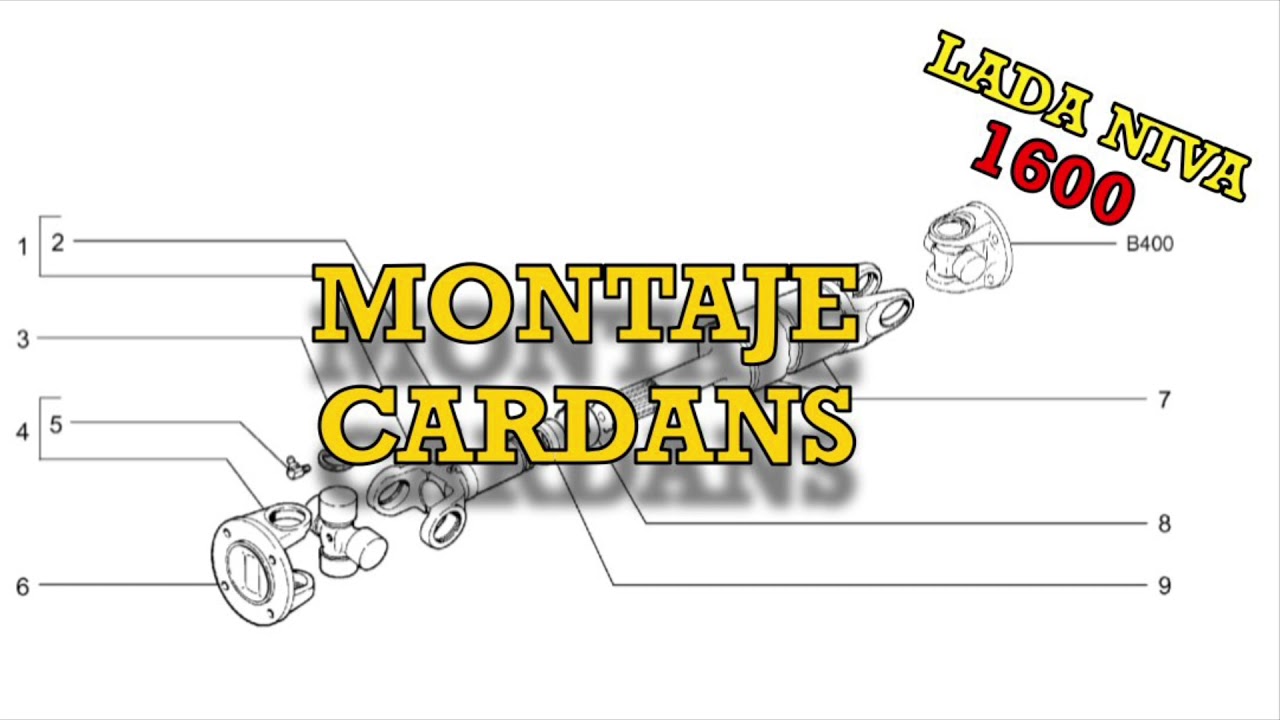 Montaje cardan delantero Lada Niva 1600 @carlosnivamania