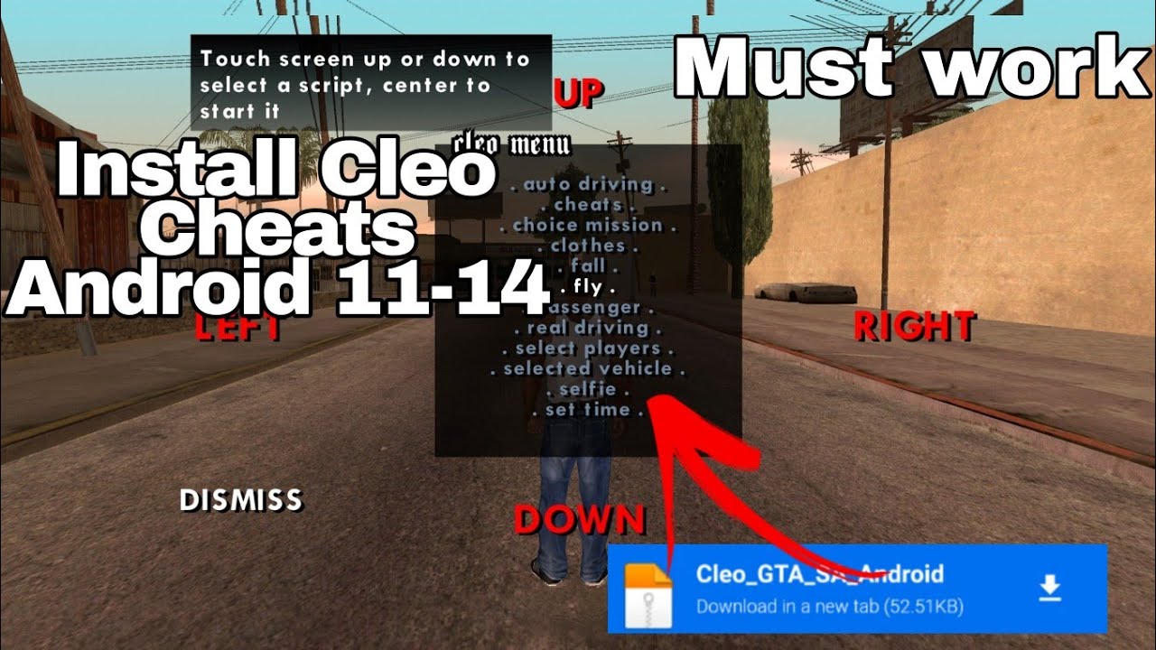 How to Install Cleo Cheats in GTA San Andreas Android
