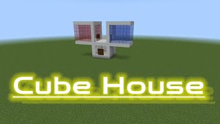New Cube House Tutorial In Cinematic || 👍👍 || In Minecraft || #viral #shorts #minecraft