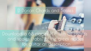 D Dorian - All Chords and Scales of the Greek Modes for Guitar