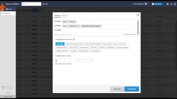 Bullhorn Training   5 1   Conducting a Basic Keyword Search