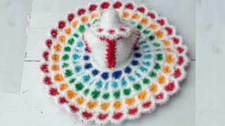 Laddu Gopal woolen crochet Holi special dress/Kanhaji ki winter👗/क्रोशिया से बनी लड्डूगोपाल की पोशाक