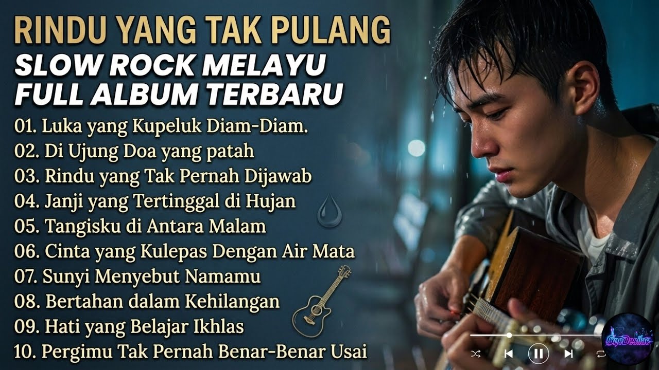 RINDU YANG TAK PULANG | Slow Rock Melayu Full Album Terbaru | Lagu Sedih Patah Hati