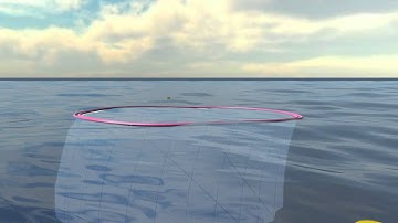 Simulation of sea cage in irregular short crested waves