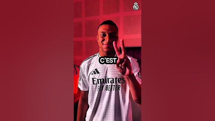 OFFICIEL KYLIAN MBAPPE PORTERA LE NUMÉRO 10 AU REAL MADRID #football #foot #realmadrid