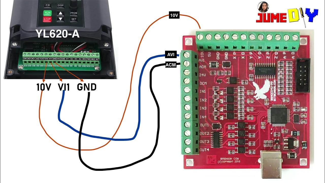Схема подключения yl620 к плате mach3 usb